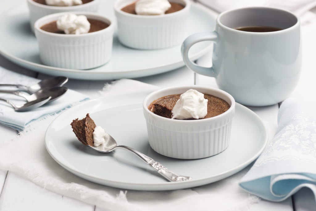 Chocolate Pot de Creme Party with Coffee